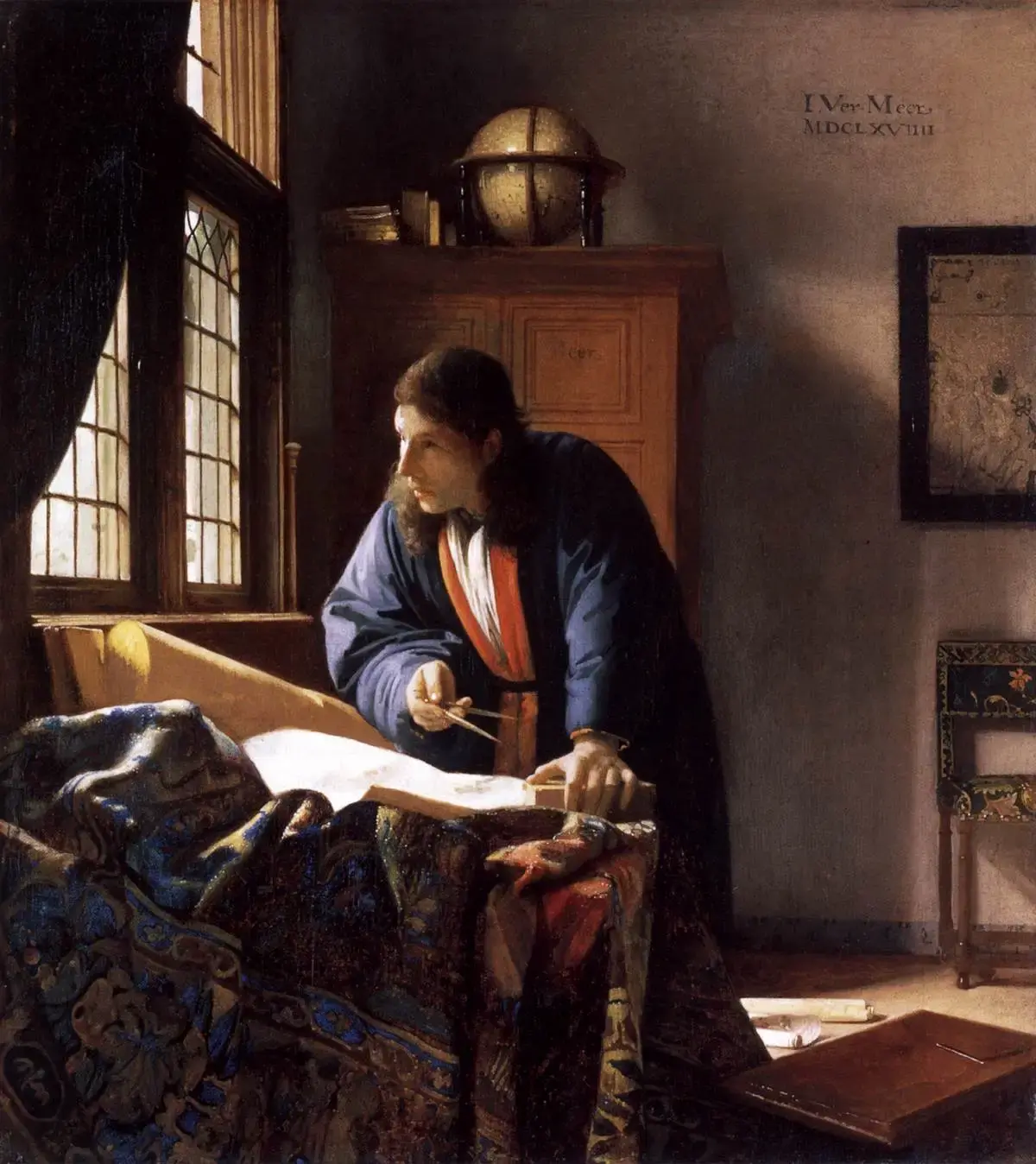 Vermeer le geographe2 1669